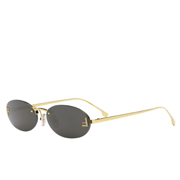 COPY - Fendi Rimless oval sunglasses